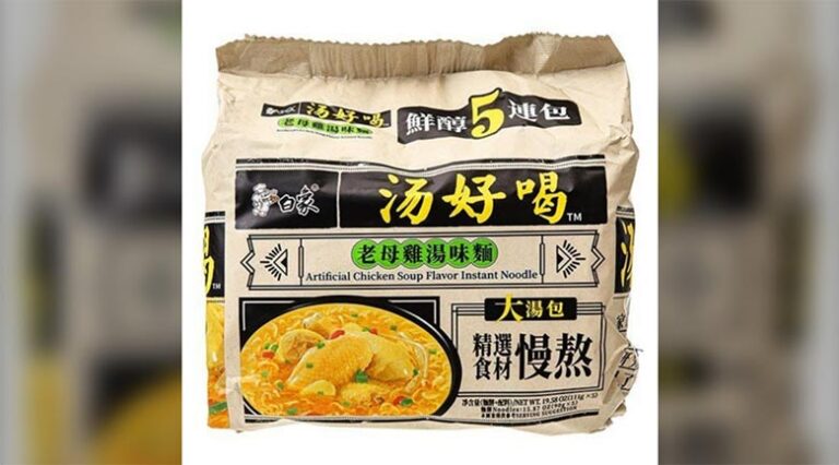 加拿大食品檢驗局宣佈回收兩款未申報含花生成份即食麵