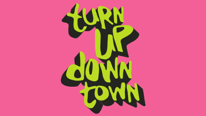 愛民頓Turn Up Downtown市中心活動宣傳圖
