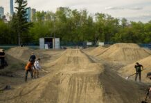 愛民頓首個大型山地單車公園施工過半 預計7月開幕