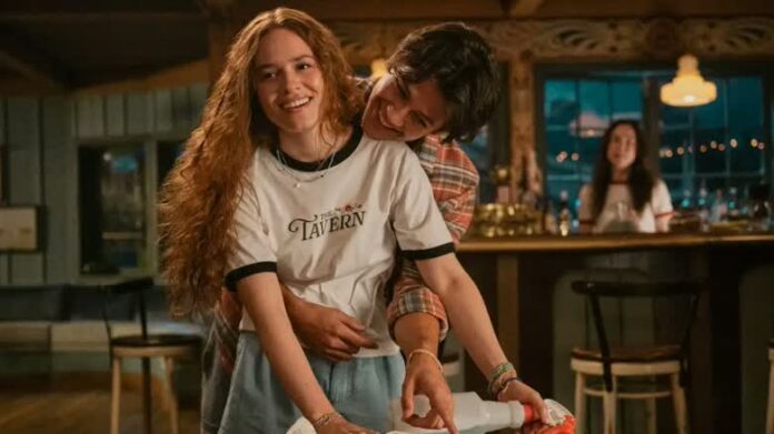 Sadie Soverall as Percy Fraser, Matt Cornett as Sam Florek in 'Every Year After.'