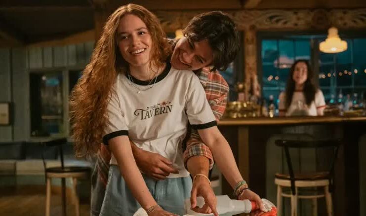 Sadie Soverall as Percy Fraser, Matt Cornett as Sam Florek in 'Every Year After.'