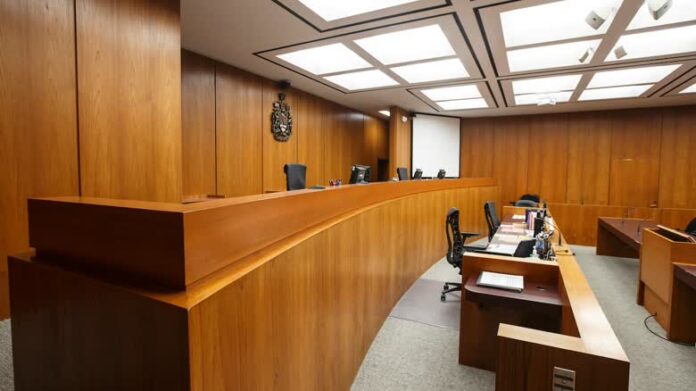 愛民頓法院大樓外觀，配合亞省上訴庭裁決相關報道。