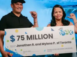 Lotto Max 頭獎得主相關照片。