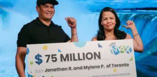 Lotto Max 頭獎得主相關照片。