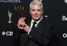 Mike Myers在多倫多加拿大銀幕獎領取Icon Award的相關圖片