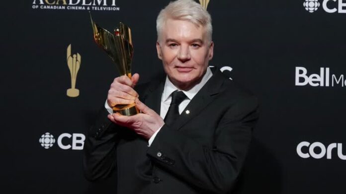 Mike Myers在多倫多加拿大銀幕獎領取Icon Award的相關圖片