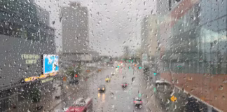 愛民頓周末大雨警告生效 環境部料總雨量最高可達90毫米