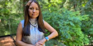 倡議延遲兒童使用智能手機的家長組織代表 Jenny Perez。