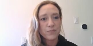 前亞省手術運作主管 Stacey Litvinchuk 接受訪問時的檔案照。