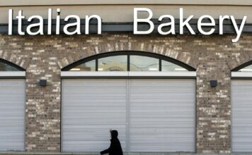 愛民頓華埠前 Italian Bakery 舊址外觀