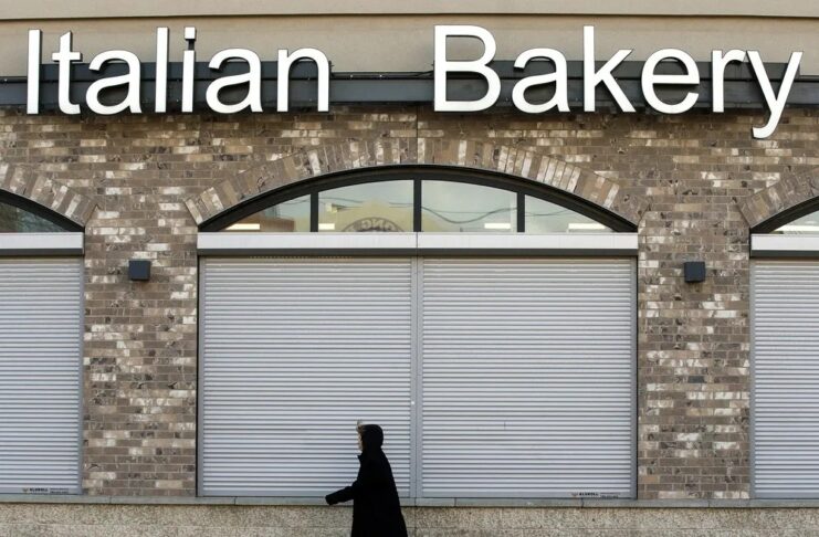 愛民頓華埠前 Italian Bakery 舊址外觀