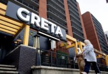 愛民頓市中心再失兩間食肆 Greta與Bündok相繼宣布結業 愛民頓市中心 Greta 店面外觀