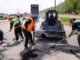 亞省 63 號公路維修相關路段畫面