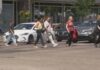 Whyte Avenue scramble crosswalk 現場圖片