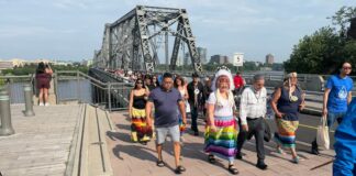 Assembly of First Nations 在渥太華年會前舉行水行儀式。