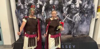 Regina Saskatchewan Science Centre 的 Kramer IMAX Theatre 準備放映《The Odyssey》。