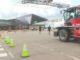 劇組在Charlottetown Alexander B. Campbell Airport設置拍攝設備。