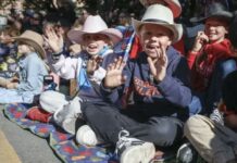 Calgary Stampede 巡遊相關報道配圖。