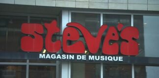 滿地可 Steve's Music 門店外觀。