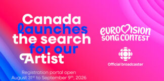 加拿大首戰Eurovision公開招募代表　報名9月9日截止