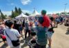 愛民頓 Heritage Festival 在 Hawrelak Park 的活動場面