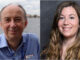 A photo collage. To the left, a man smiling at the camera. To the right, a woman's headshot.