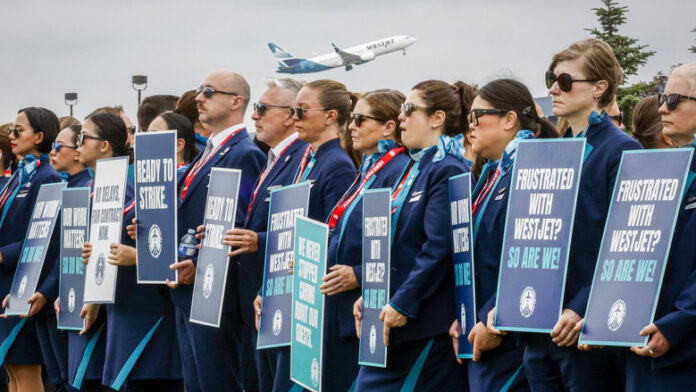 WestJet機艙服務員通過三年新合約　結束夏季勞資爭議