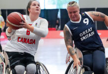 加拿大女子輪椅籃球隊雙加時險勝英國　世錦賽小組五連勝