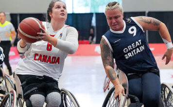 加拿大女子輪椅籃球隊雙加時險勝英國　世錦賽小組五連勝