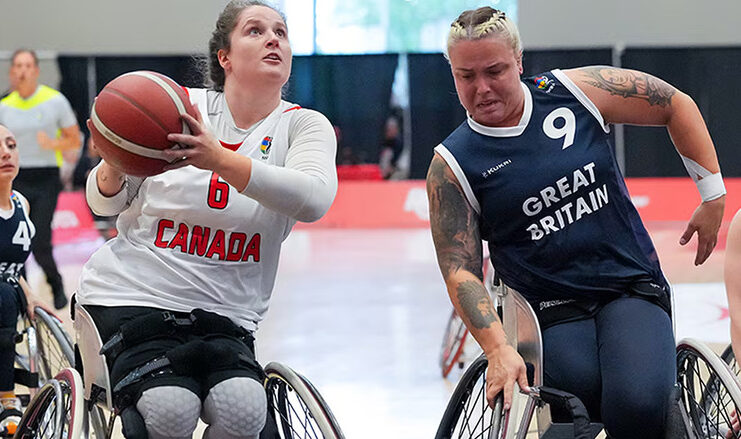 加拿大女子輪椅籃球隊雙加時險勝英國　世錦賽小組五連勝