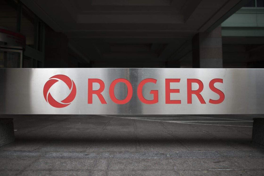 2019年9月30日，多倫多Rogers辦公室標誌。資料圖片，並非新收費生效現場。圖片來源：Global News。