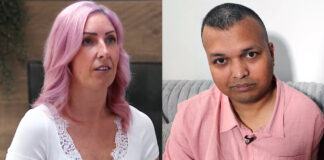 Samantha Bradshaw（左）及Asif Mohammed向CBC講述冒充銀行騙案經歷。圖片來源：CBC／Nelisha Vellani。