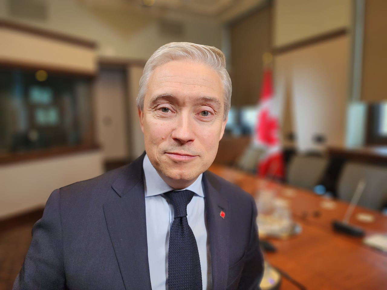加拿大財長商鵬飛就防詐措施回應CBC查詢。圖片來源：CBC／Nelisha Vellani。