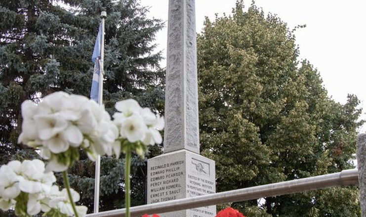 The Cenotaph in the Edmonton community of Beverly is the oldest in Edmonton and over 100 years old.