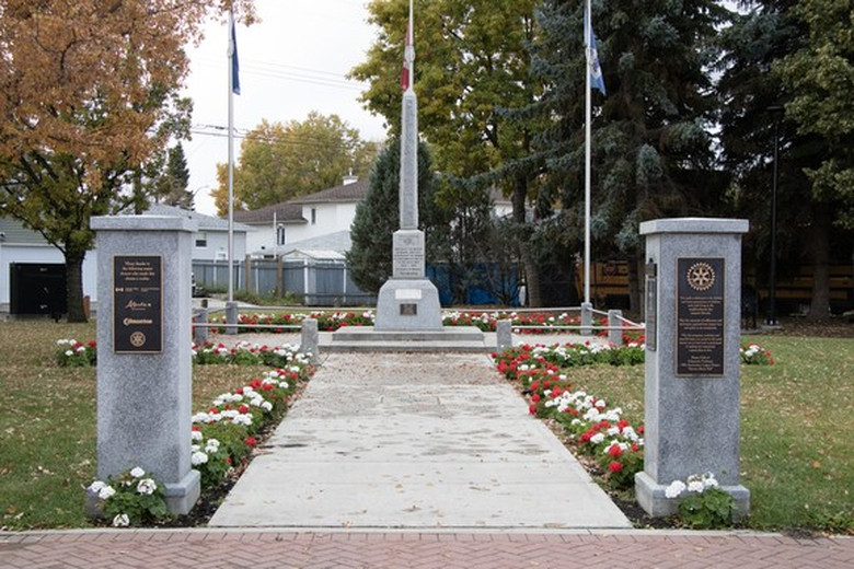 The Beverly Cenotaph hosts a Remembrance Day ceremony that has drawn thousands in recent years.