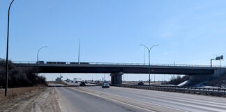 184 Street Bridge over the Yellowhead Freeway