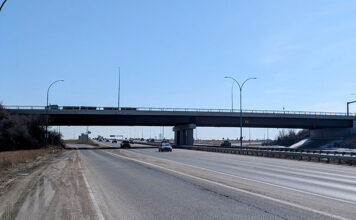 184 Street Bridge over the Yellowhead Freeway