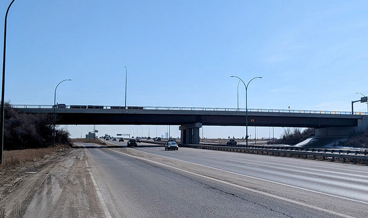 184 Street Bridge over the Yellowhead Freeway