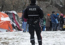 homeless encampment