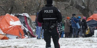 homeless encampment