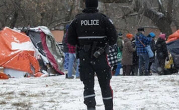 homeless encampment