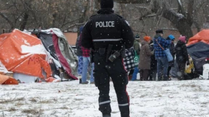 homeless encampment