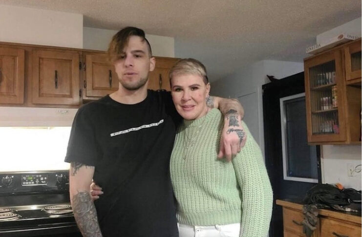 Alex Kalashnikoff’s struggles with drugs and alcohol led him down a road to prison. It took residential therapeutic living and complete self-honesty but three years later, he’s on a different path. Pictured with his aunt, Ludmilla Kalashnikoff. Photo by Supplied Photo